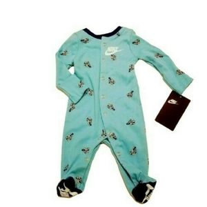 NWT Nike Cotton Playsuit/Pajamas (0-3M/6-9lb)